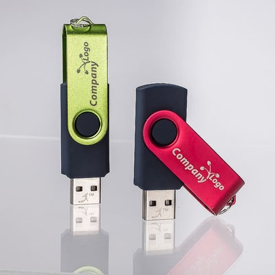 USB Stick Expert, inklusive einseitiger Lasergravur oder einseitig einfarbigem Tampondruck, 2 GB - 128 GB, ab 25 Stück